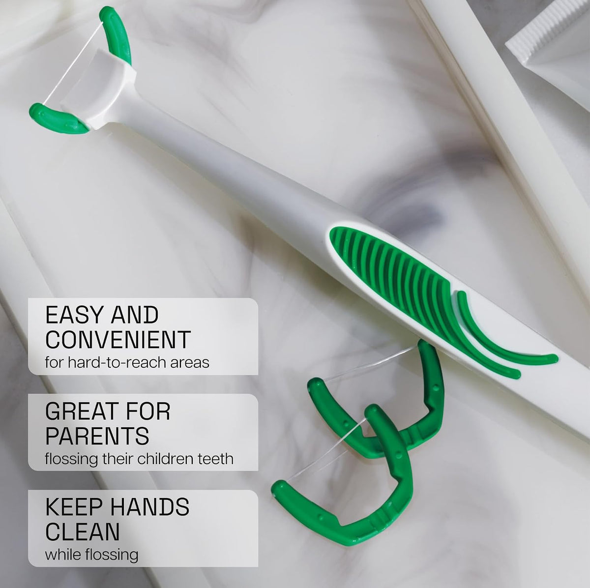 Listerine Ultraclean Access Flosser Refill Heads, Mint, 28 Count - view 6