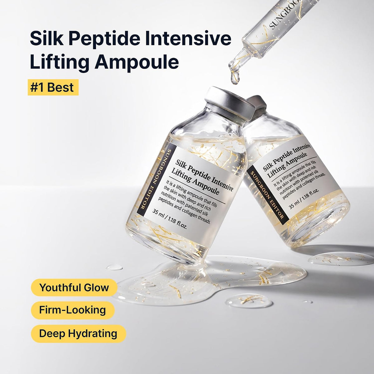 Sungboon Editor Silk Peptide Intensive Lifting Ampoule, 1.18 fl oz - view 2