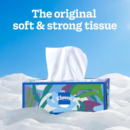 Kleenex Trusted Care Facial Tissues, 3 Flat Boxes of 160 (480 Tissues) - view 5