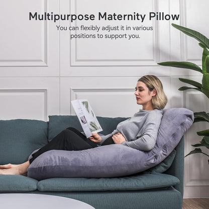 Momcozy U-Shaped Full Body Pregnancy Pillow for Sleeping - view 6