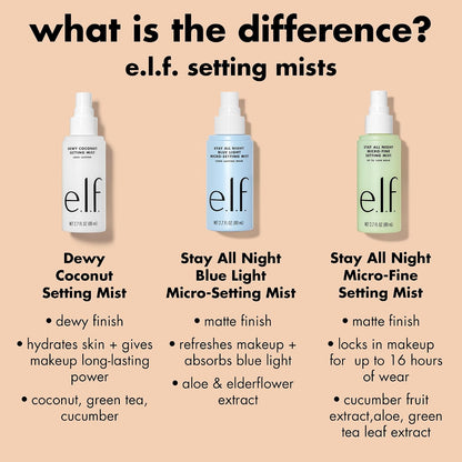 e.l.f. Stay All Night Micro-Fine Setting Mist 2.7 fl oz - view 2