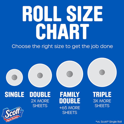 Scott Task Size Paper Towels, 30 Family Double Rolls, 119 Sheets per Roll - view 3