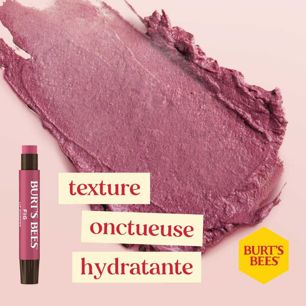 Burt's Bees Lip Shimmer Set, Peony, Rhubarb and Fig, 3 x 2.6 g - view 6