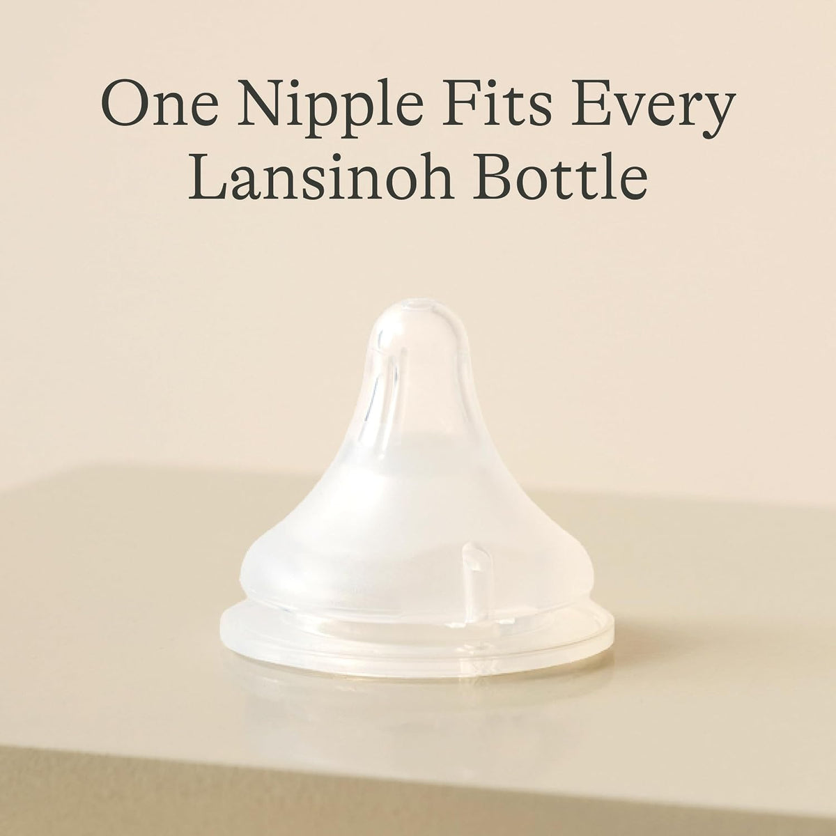 Lansinoh NaturalWave Baby Bottle Teats, Slow Flow (S), 2 Count - view 3