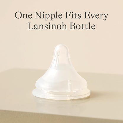 Lansinoh NaturalWave Baby Bottle Teats, Slow Flow (S), 2 Count - view 3