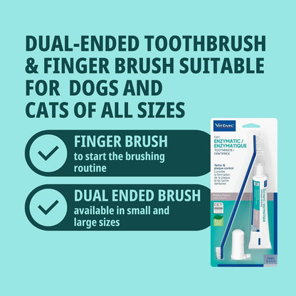Virbac C.E.T. Oral Hygiene Kit for Dogs and Cats, Poultry Flavour - view 6