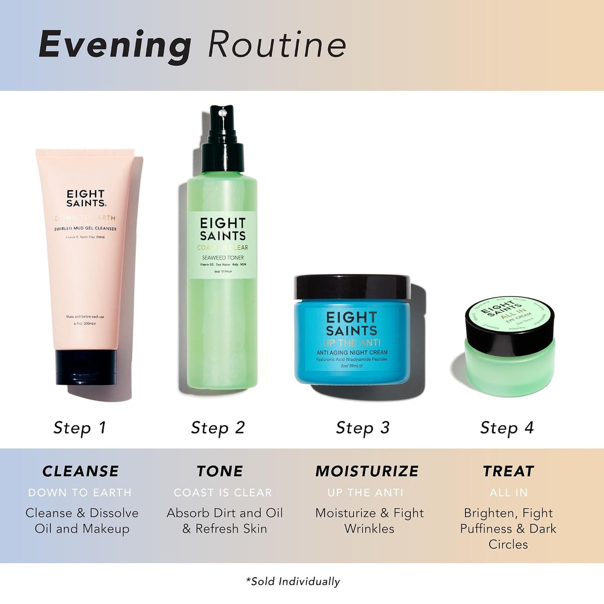 Eight Saints Up the Anti Night Cream with Niacinamide, 2 oz - view 4