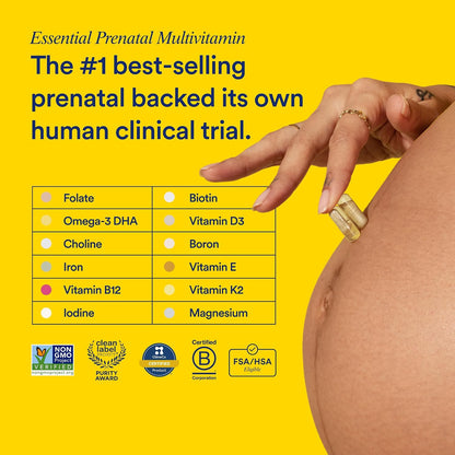 Ritual Women's Prenatal Multivitamin with Omega-3 DHA, 30 Servings - view 2