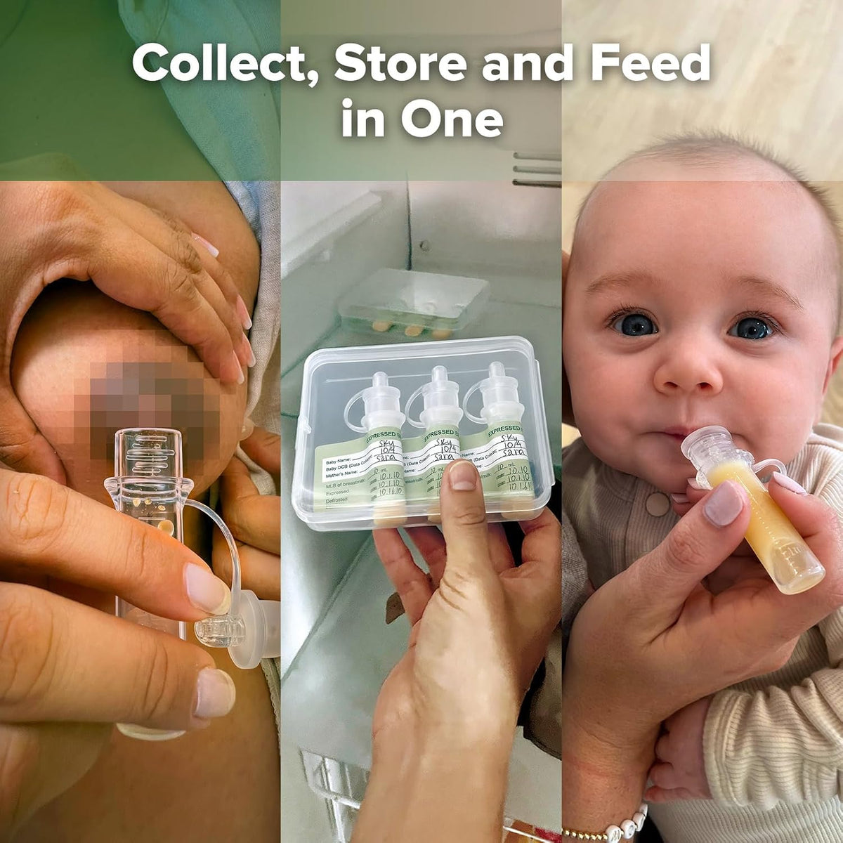 haakaa Silicone Colostrum Collector Kit, 4 ml, 6 Pieces - view 6