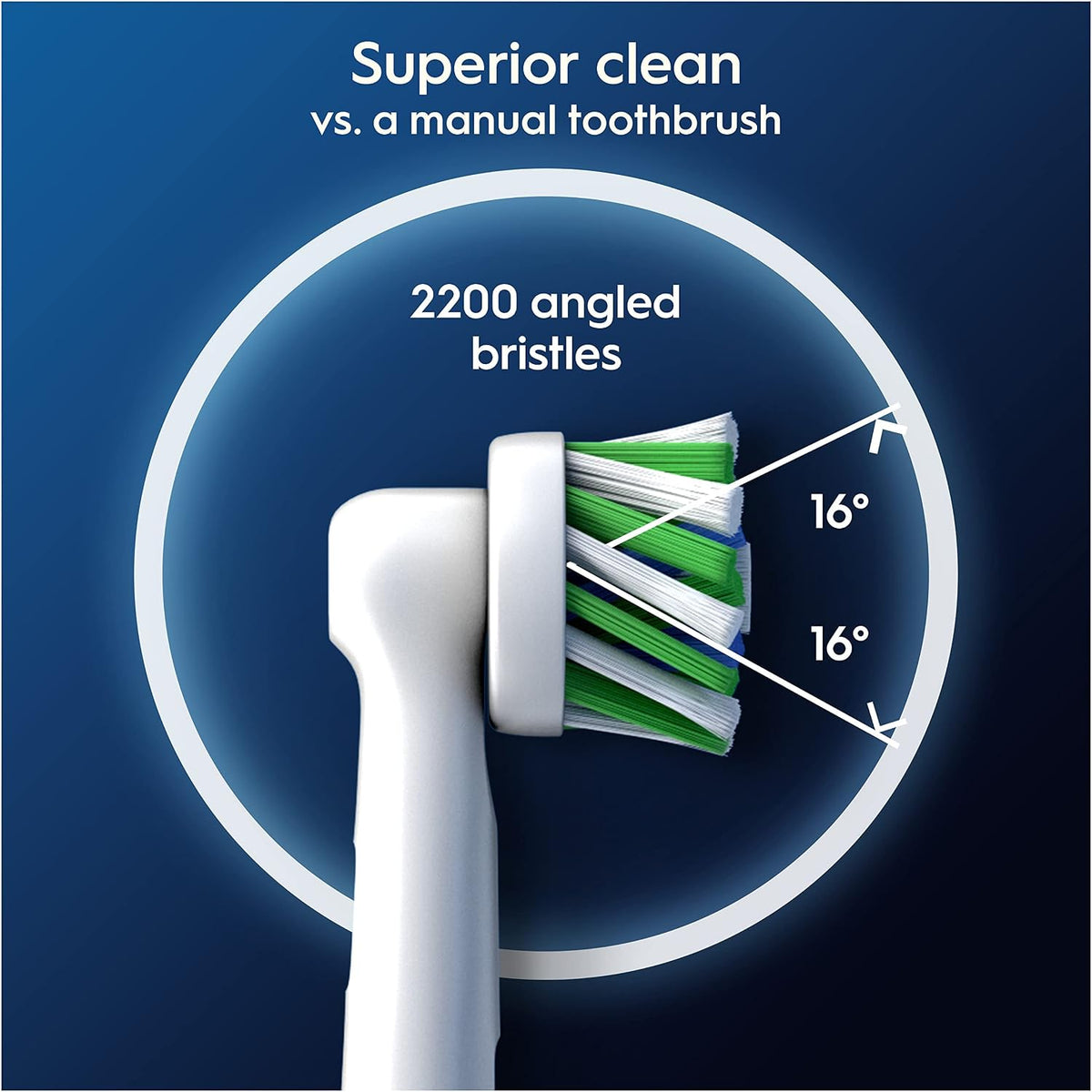 Oral-B CrossAction 3-in-1 Replacement Toothbrush Heads - view 2
