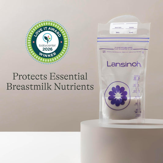 Lansinoh Breastmilk Storage Bags, 6 oz (180 ml), 100 Count - view 2