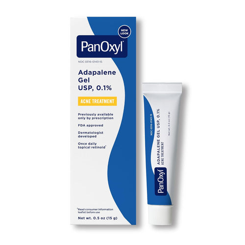 PanOxyl Adapalene Gel 0.1% Acne Treatment 0.5 oz