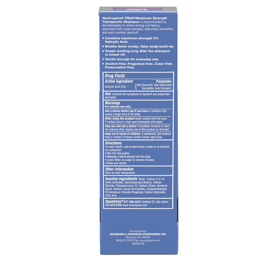 Neutrogena T/Sal Therapeutic Shampoo 3% Salicylic Acid 133 ml