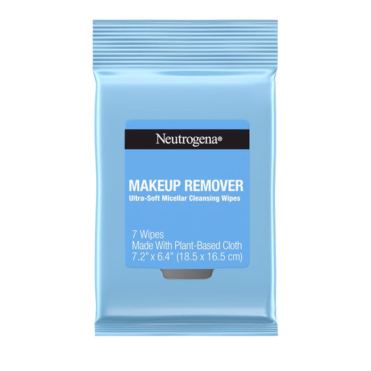 Neutrogena Makeup Remover Wipes, 7 Count Travel Pack