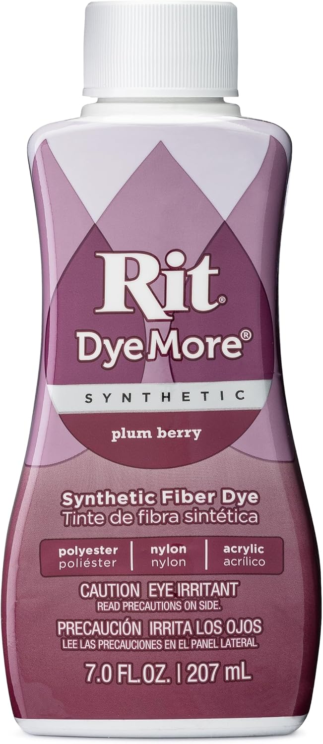 Rit DyeMore Synthetic Fibre Dye, Plum Berry