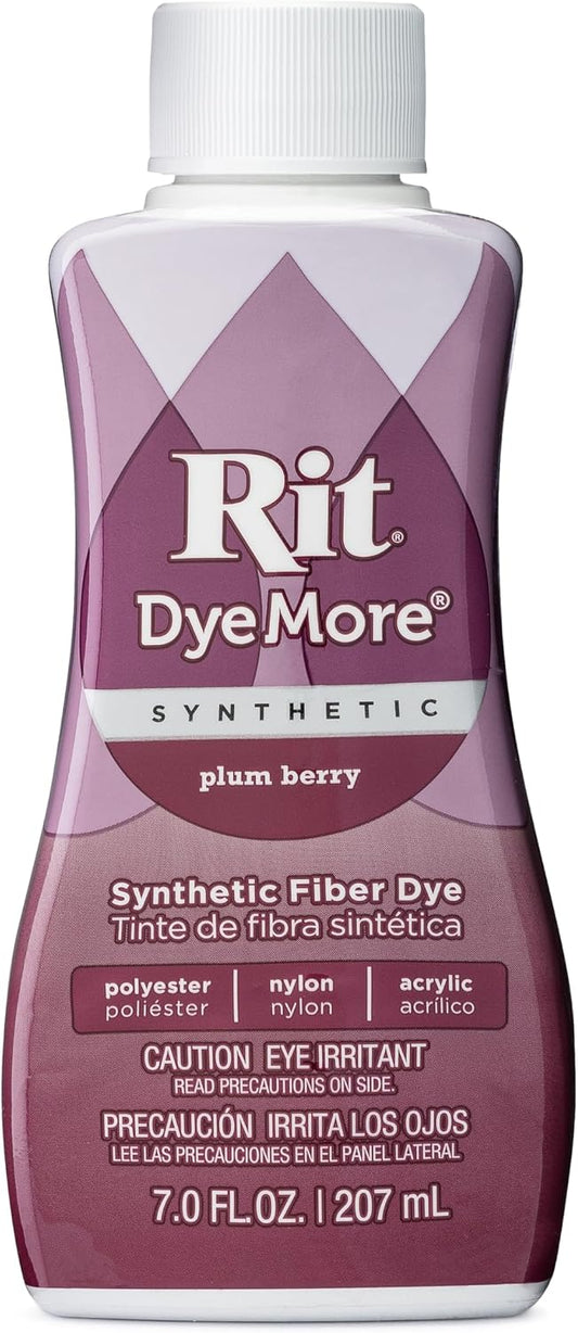 Rit DyeMore Synthetic Fibre Dye, Plum Berry