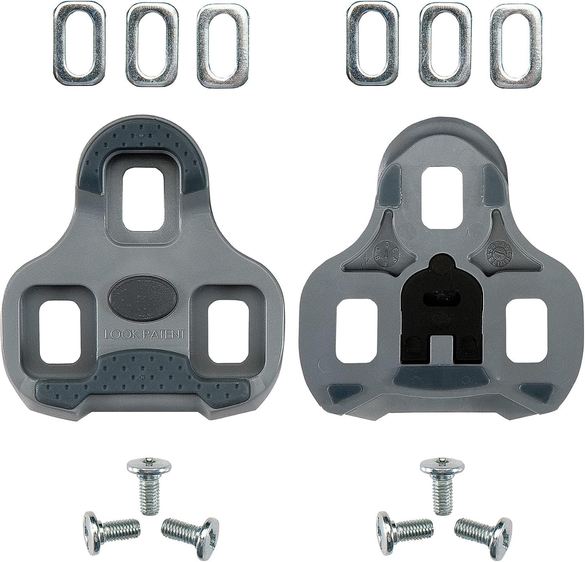 Look KEO Grip 4.5 Degree Cleats, Grey - view 2