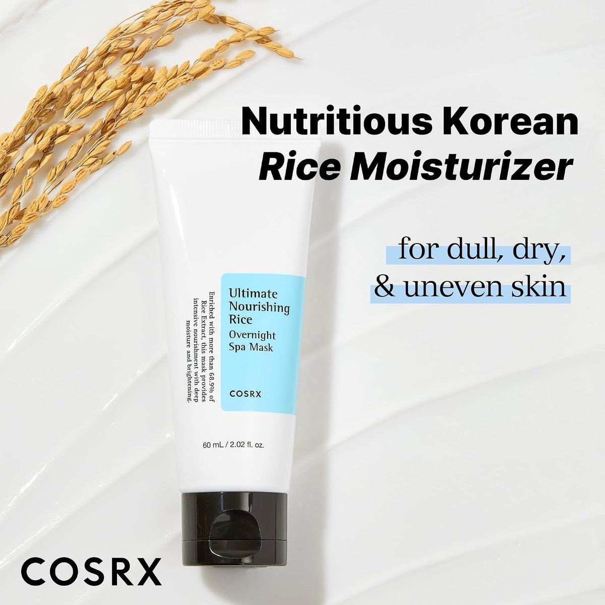 COSRX Ultimate Nourishing Rice Overnight Spa Mask 60ml - view 4