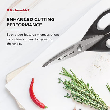 KitchenAid All Purpose Kitchen Shears with Sheath, 8.72 Inch, Black - view 4