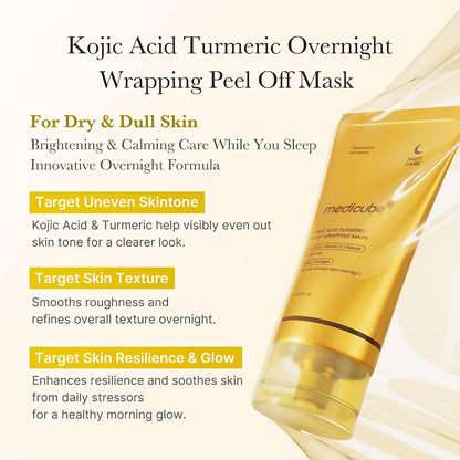 Medicube Kojic Acid Turmeric Night Wrapping Mask - view 3