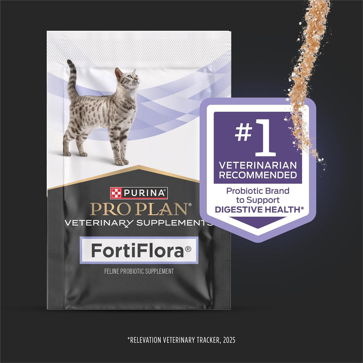 Purina Pro Plan FortiFlora Cat Probiotic Powder, 30 Packets - view 2