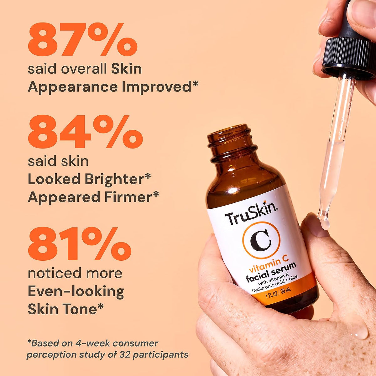 TruSkin Vitamin C Serum for Face 1 fl oz (30 ml) - view 3
