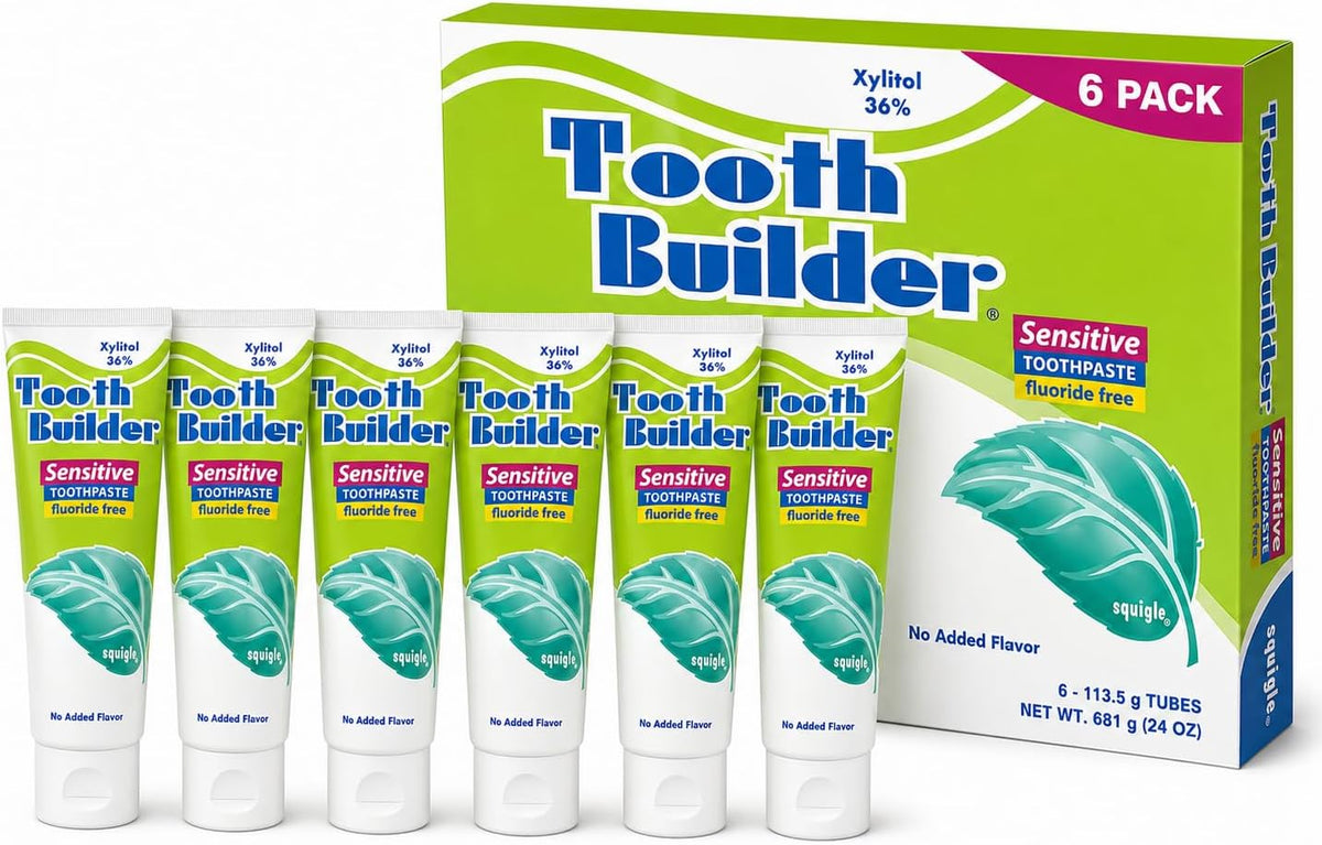Squigle Tooth Builder Fluoride-Free Xylitol Toothpaste