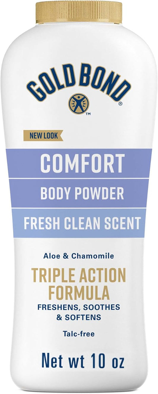Gold Bond Comfort Body Powder, Talc-Free, Fresh Clean Scent, 10 oz