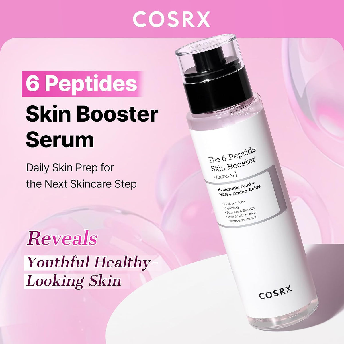 COSRX 6 Peptide Collagen Booster Serum Toner with Niacinamide, 150 ml - view 4