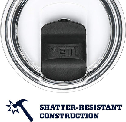 YETI Rambler 20 oz Tumbler, Stainless Steel, MagSlider Lid, Black - view 6