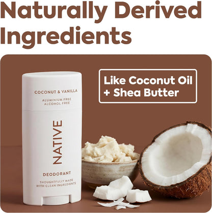 Native Coconut and Vanilla Deodorant Stick, 75 ml - view 6