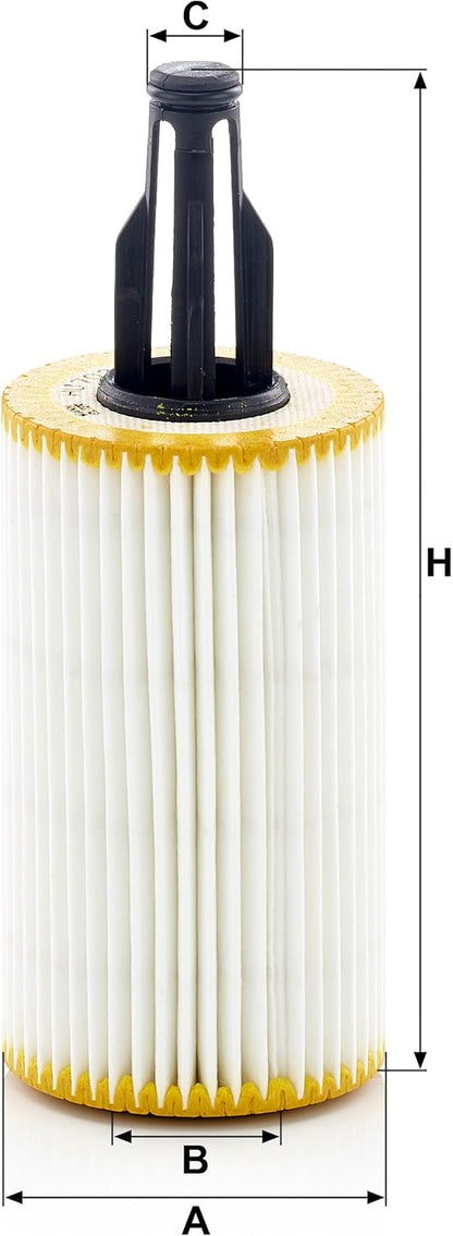Mann Filter HU 7025 z Cartridge Oil Filter for Selected Mercedes-Benz AMG Models - view 2