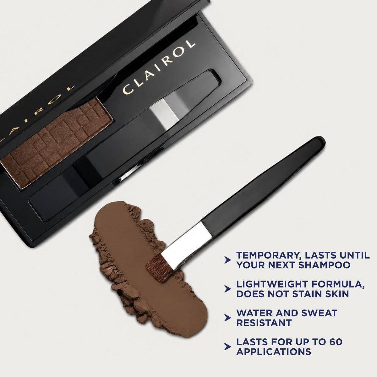 Clairol Root Touch-Up Temporary Concealing Powder, Medium Brown (0.07 oz) - view 4