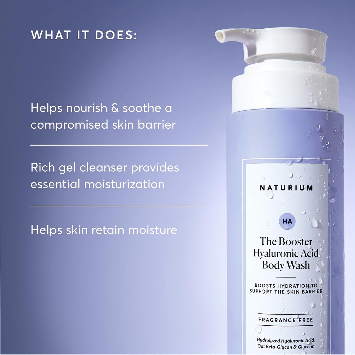Naturium The Booster Hyaluronic Acid Body Wash 500 ml (16.9 fl oz) - view 3