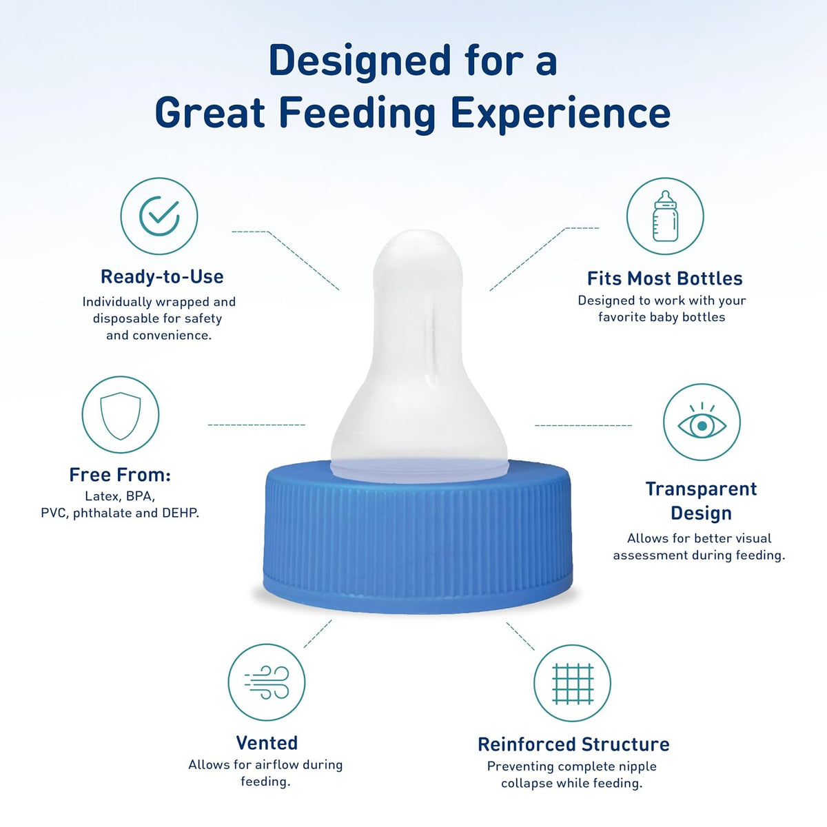 Enfamil Standard-Flow Soft Teats for Full-Term Infants, 12 Count - view 3