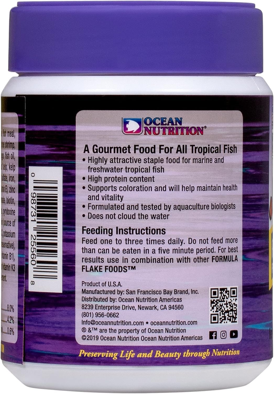 Ocean Nutrition Prime Reef Flake Fish Food 5.5 oz - view 3