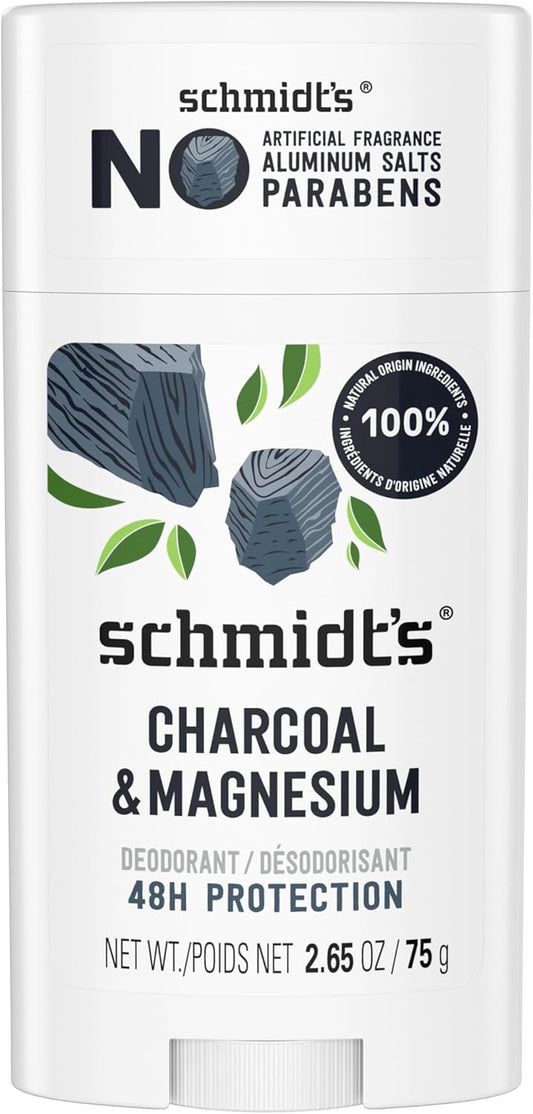 Schmidt's Natural Deodorant Charcoal + Magnesium 2.65 oz
