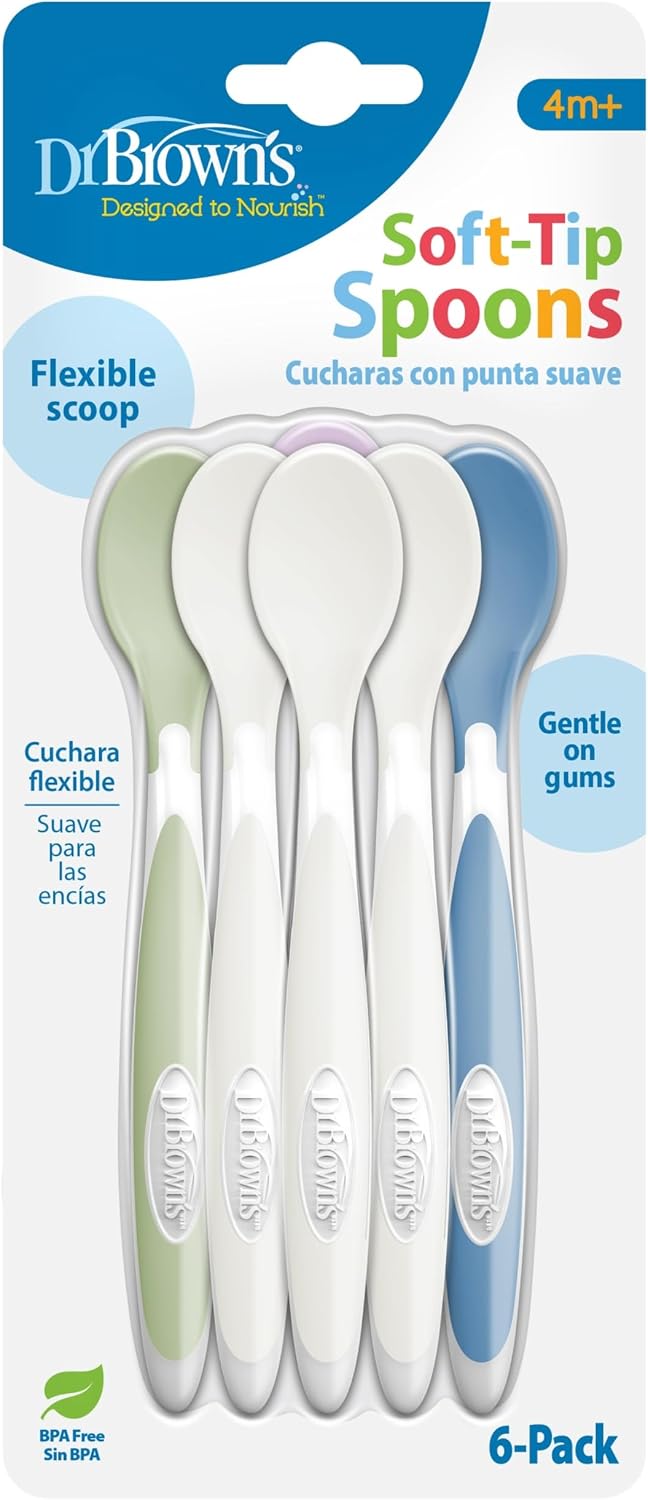 Dr. Brown's Soft-Tip Toddler Feeding Spoons, Pack of 6 — alternate product view