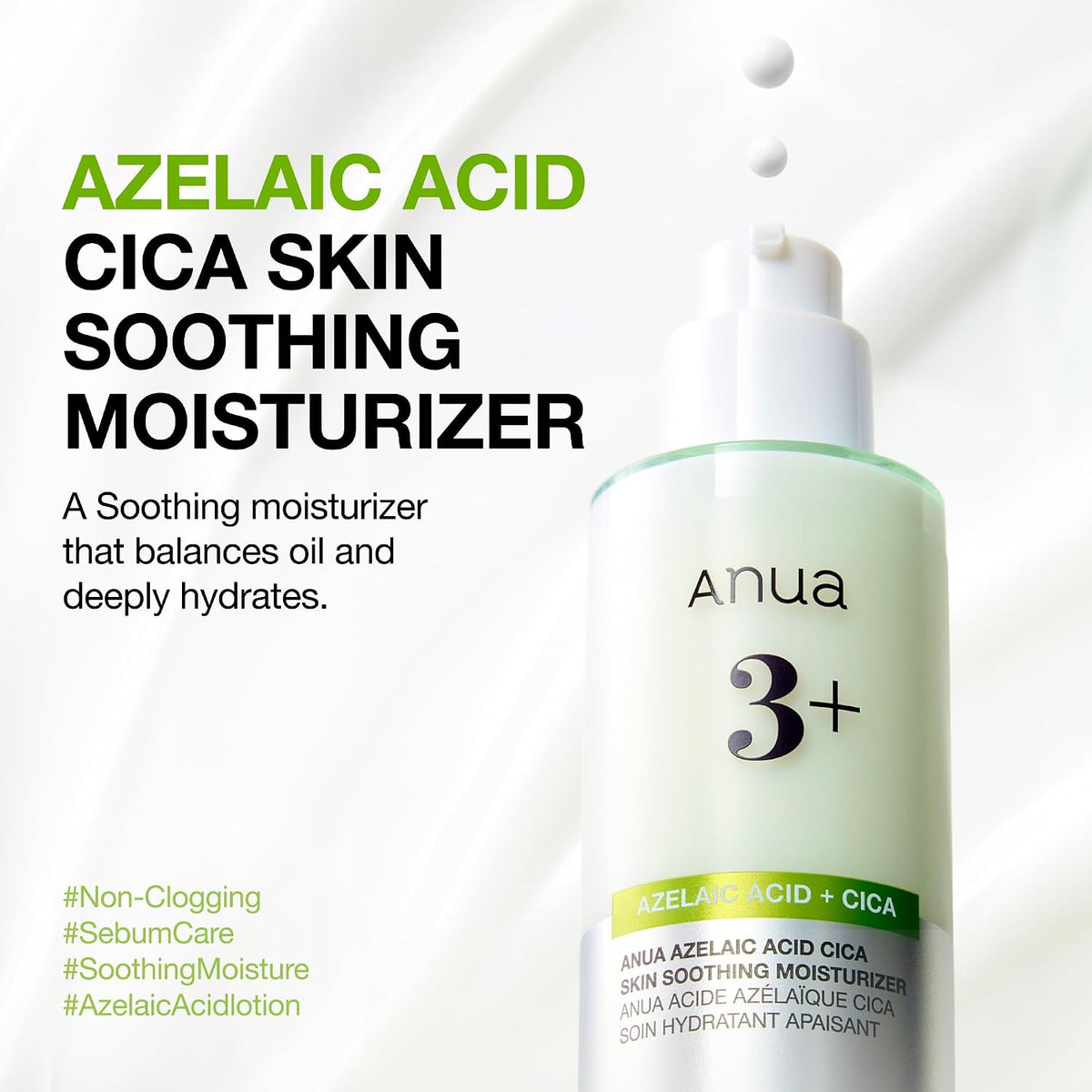 Anua Azelaic Acid CICA Skin Soothing Moisturiser 100ml - view 6