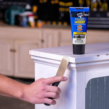 DAP Plastic Wood All Purpose Latex Wood Filler, White, 6 oz - view 6