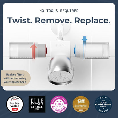 Weddell Duo Shower Filter Replacement Cartridges, 2+2 Pack - view 6