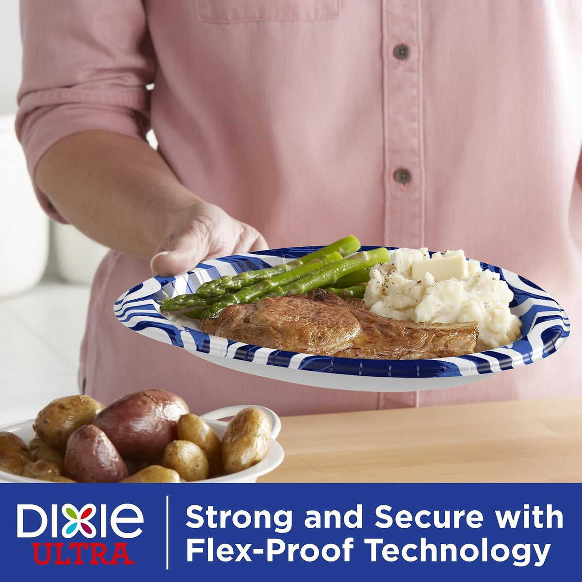 Dixie Ultra Heavy Duty Paper Plates 10 Inch, 100 Count - view 4