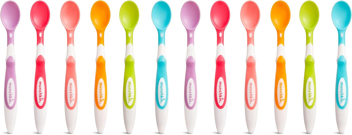 Munchkin Soft Tip Baby Spoons, 12 Pack