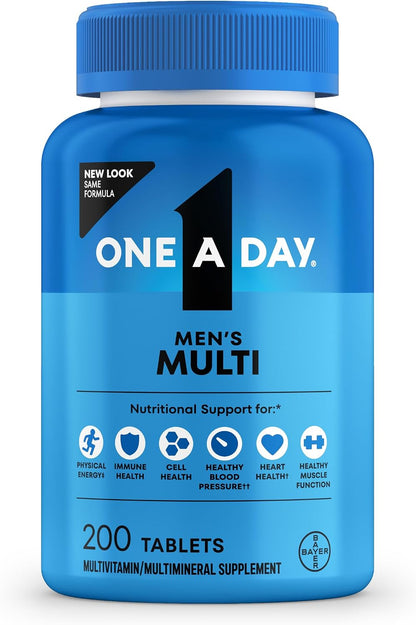 One A Day Men's Multivitamin with Vitamin D, Zinc and B Vitamins, 200 Count