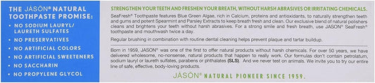 Jason Organic Blue Green Algae Toothpaste Sea Fresh 170 g - view 2