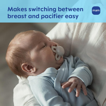 MAM Original Start Newborn Dummies 0-3 Months, Skin Soft Silicone, Pack of 2 - view 4