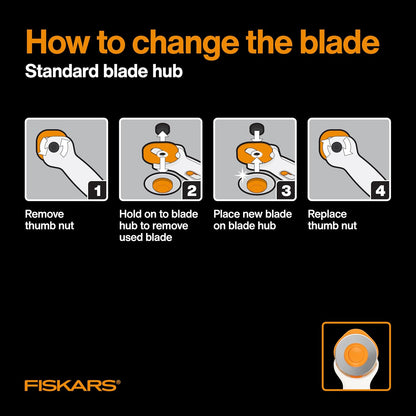Fiskars 45mm Stick Rotary Cutter for Fabric and Crafts - view 6