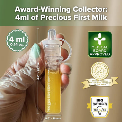 haakaa Silicone Colostrum Collector Kit, 4 ml, 6 Pieces - view 3
