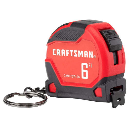 CRAFTSMAN Keychain Tape Measure, 6 FT (CMHT37106G) - view 2