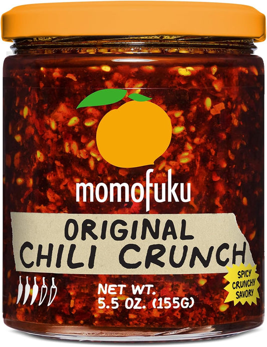 Momofuku Chili Crunch Chilli Oil with Crunchy Garlic and Shallots, 5.3 oz